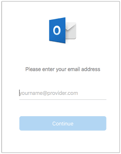 enter email password