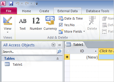 Repair Access Database via Compact and Repair Database Tool