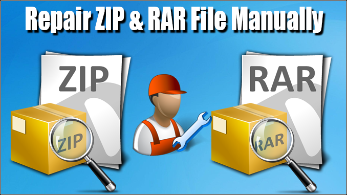 repair ZIP file and repair RAR file