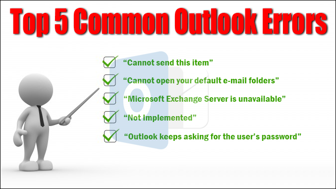 top 5 Outlook problems