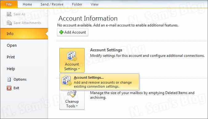 how to fix Outlook error 0x8004010f