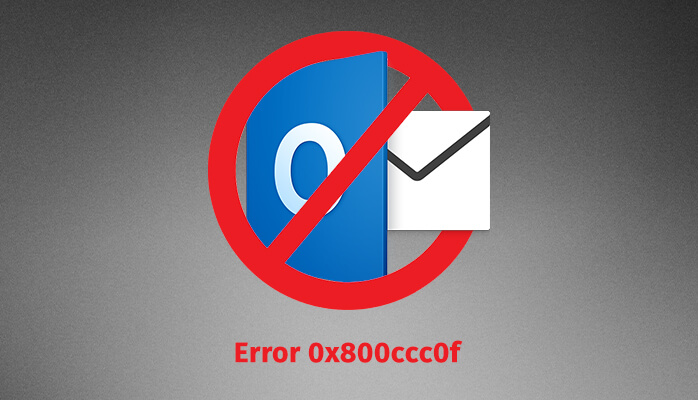 Outlook error 0x800ccc0f