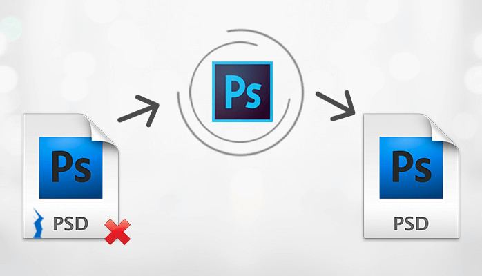 repair psd file