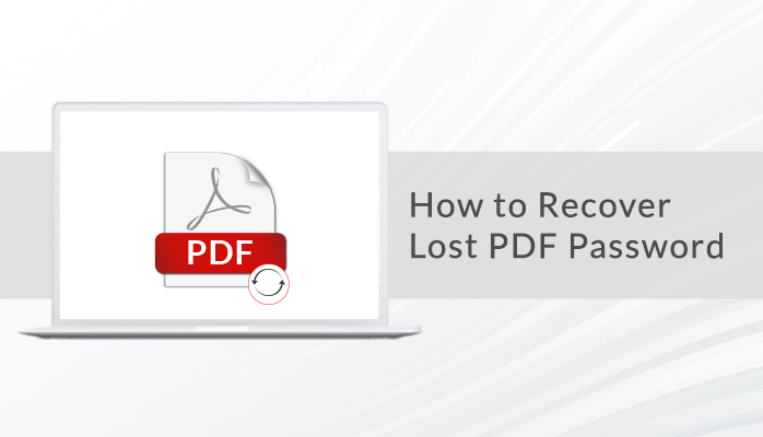recover lost pdf password