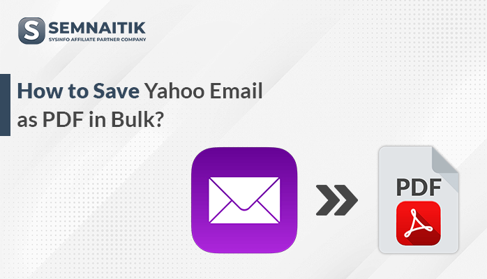 Save Yahoo email as PDF