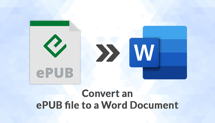 Convert EPUB to Word