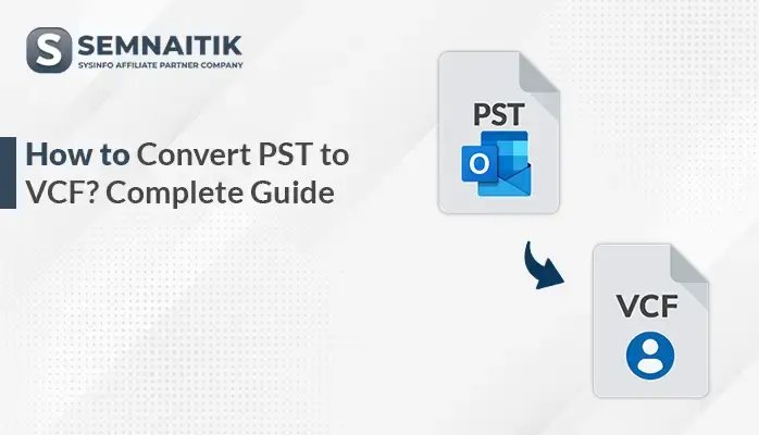 Convert PST to VCF