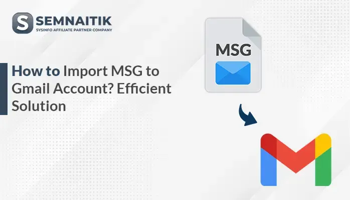 Import MSG to Gmail
