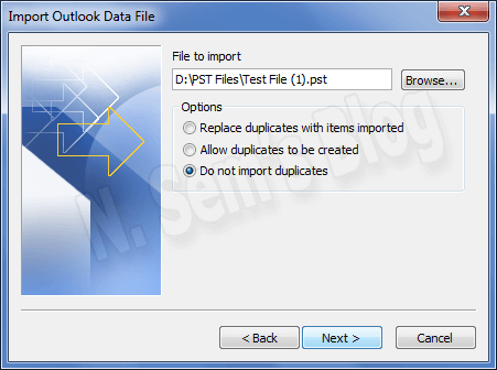merge PST files in Outlook 2010