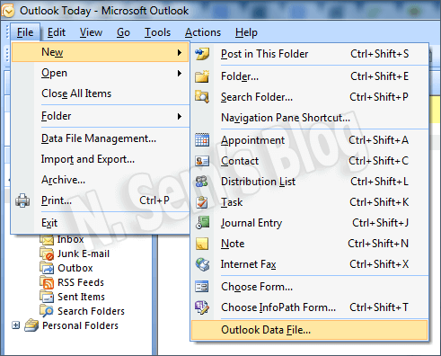 upgrade PST file in Outlook 2007