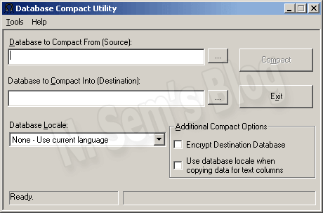 How to use JetComp.exe?