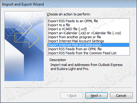 import DBX to PST