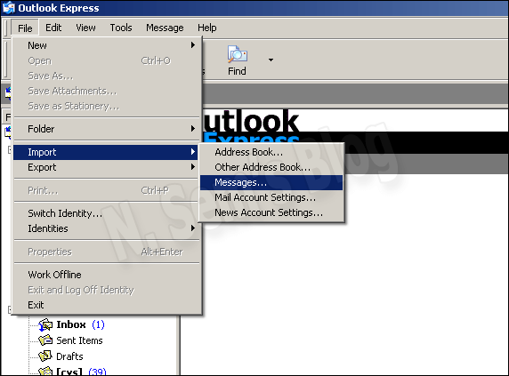 Outlook Express Import