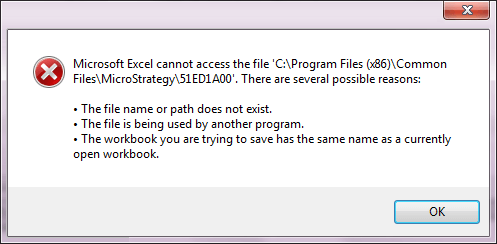 corrupt Excel file