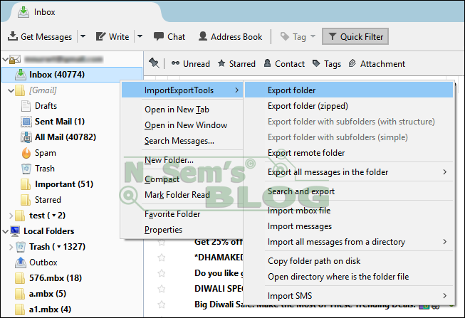 export data from PST to MBOX