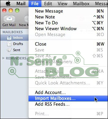import MBOX to Apple Mail