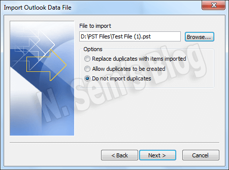 how to import PST to Outlook 2010