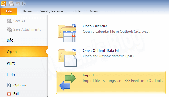 how to import vcard to outlook