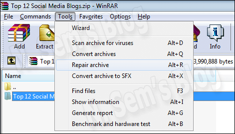 Repair ZIP File | Repair RAR File - Easy Manual Tricks