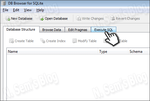 repair SQLite database