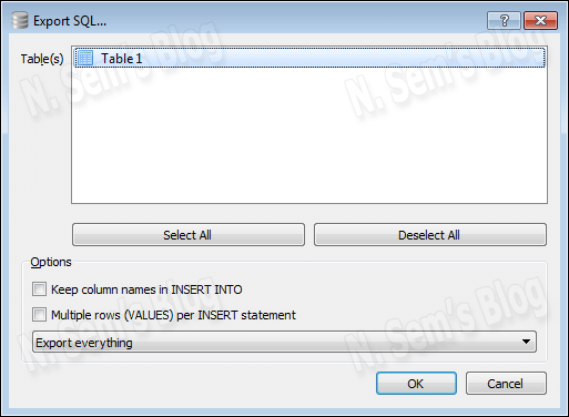 repair sqlite database