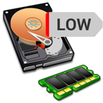 SharePoint has low RAM or hard disk space