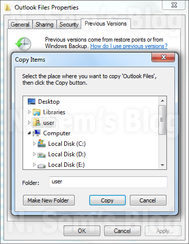 Windows' previous versions