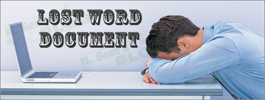 lost Word document