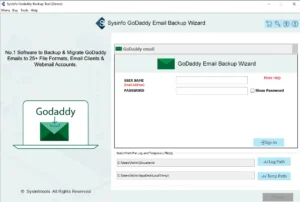 Export Godaddy Email to PST