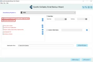 Export Godaddy Email to PST