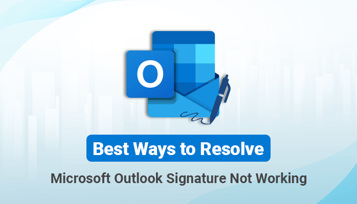 outlook signature not working