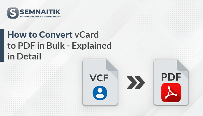 Convert vCard to PDF