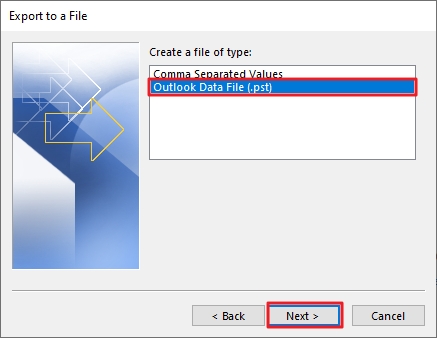 PST Converter Tool Step 3